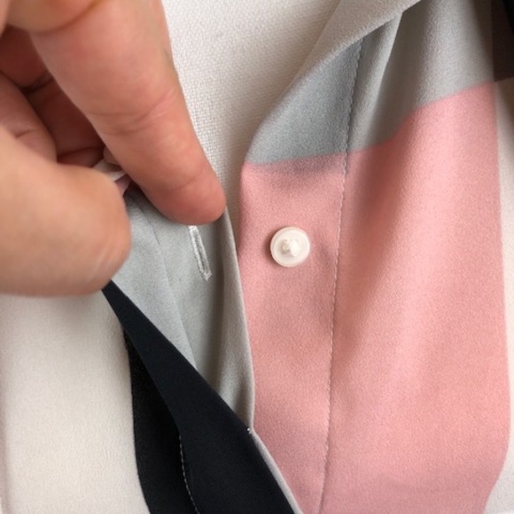 Ann Taylor Button Down Blouse Sz S - Picture 6 of 12